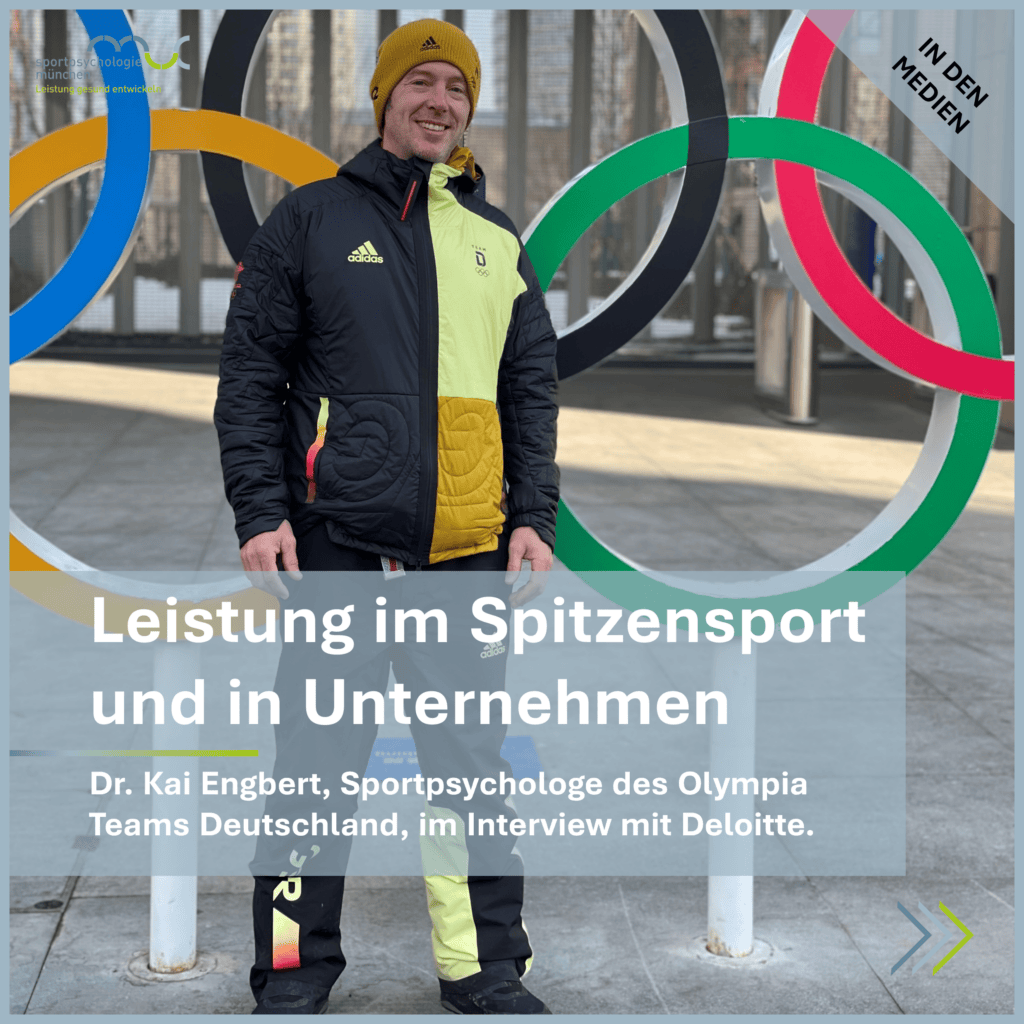 Sportpsychologe Dr. Kai Engbert vor den Olympischen Ringen in Tokio