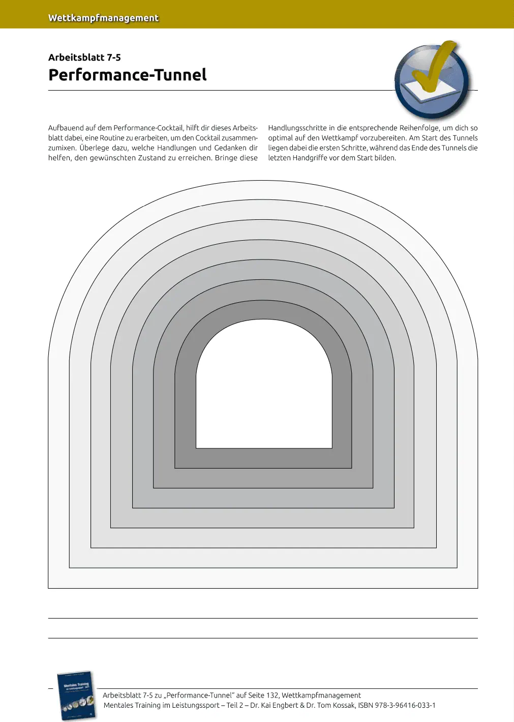 Toolbox Umgang mit Druck: Performance-Tunnel