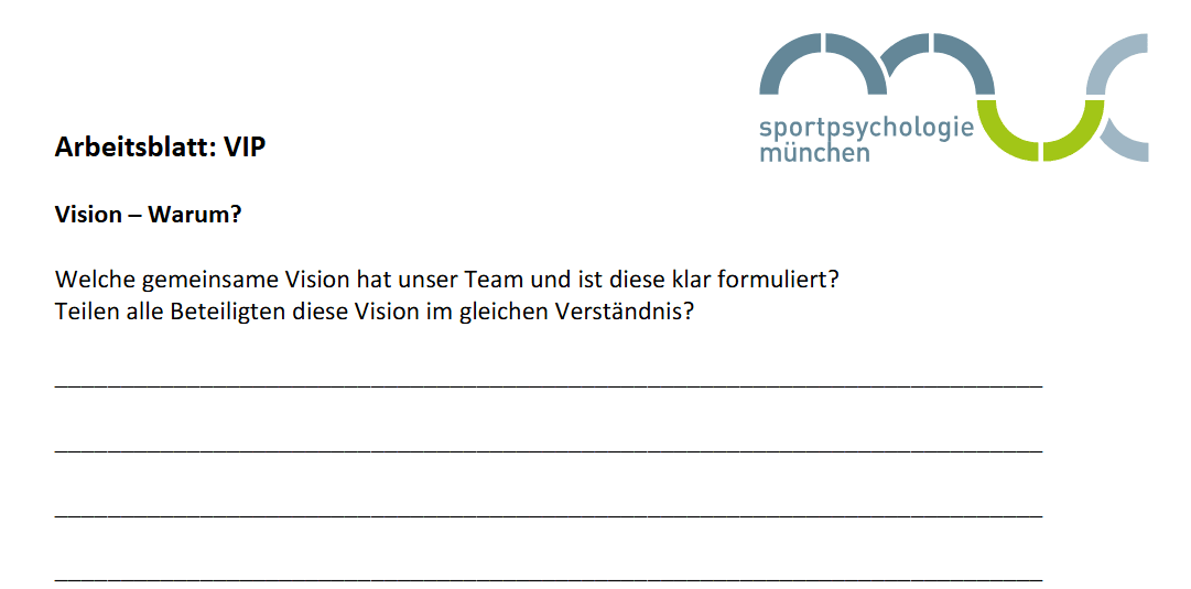 Arbeitsblatt // VIP