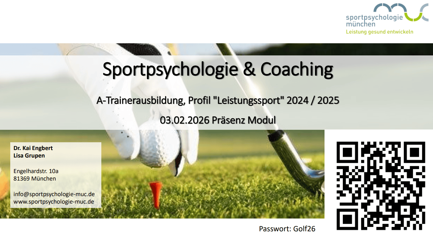 Deutscher Golf Verband e.V. / Folien Präsenzveranstaltung